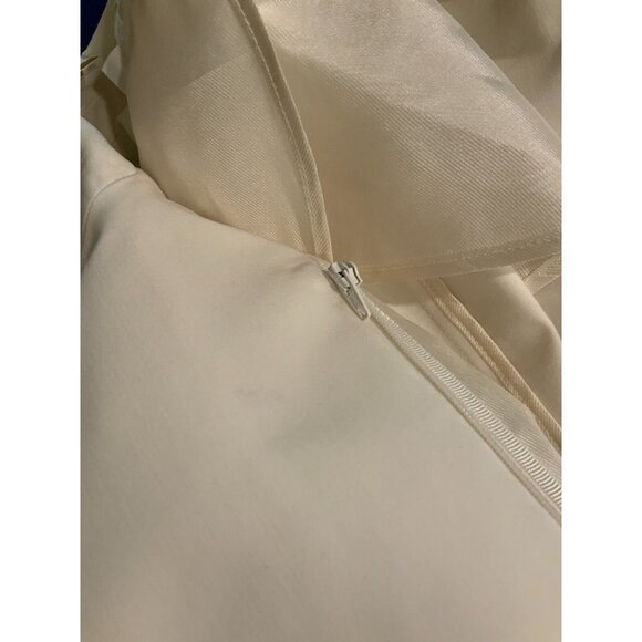 Veronica Beard White Corrine Single-Breasted Tie-Cuff Dickey Jacket Size 10 $650 - Picture 9 of 9